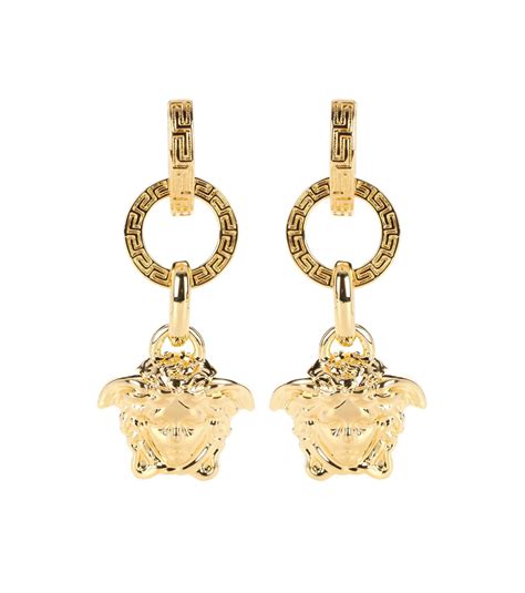 ohrringe gold versace|medusa versace earrings.